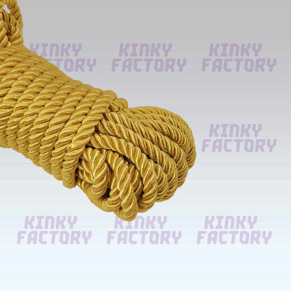 Golden Synthetic Rope – 6 mm × 9 m