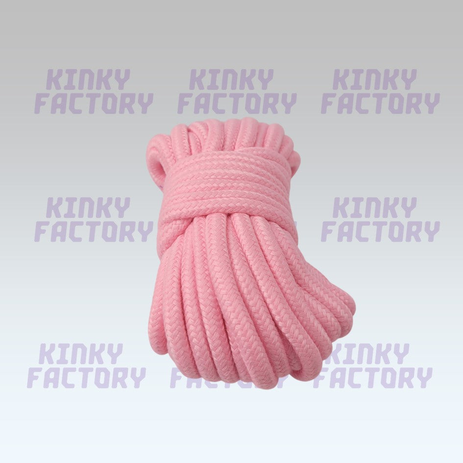 💗 Beginner Shibari Rope – 10m Pink Cotton