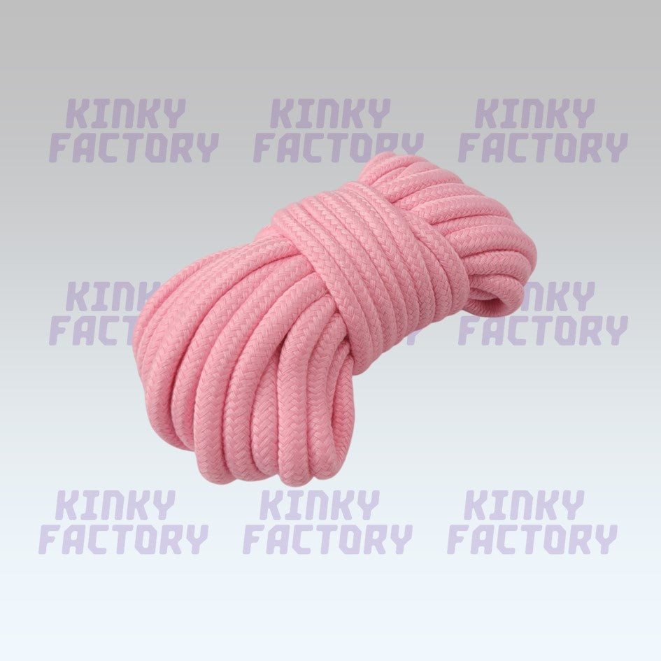 💗 Beginner Shibari Rope – 10m Pink Cotton