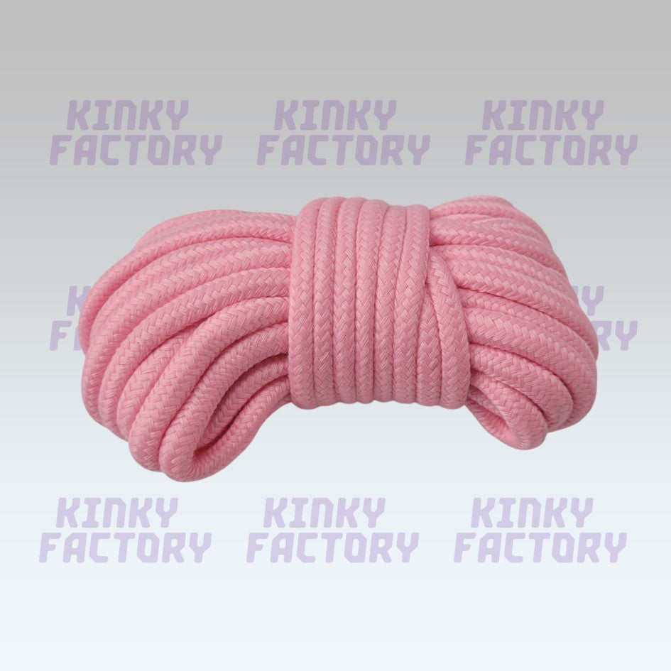 💗 Beginner Shibari Rope – 10m Pink Cotton