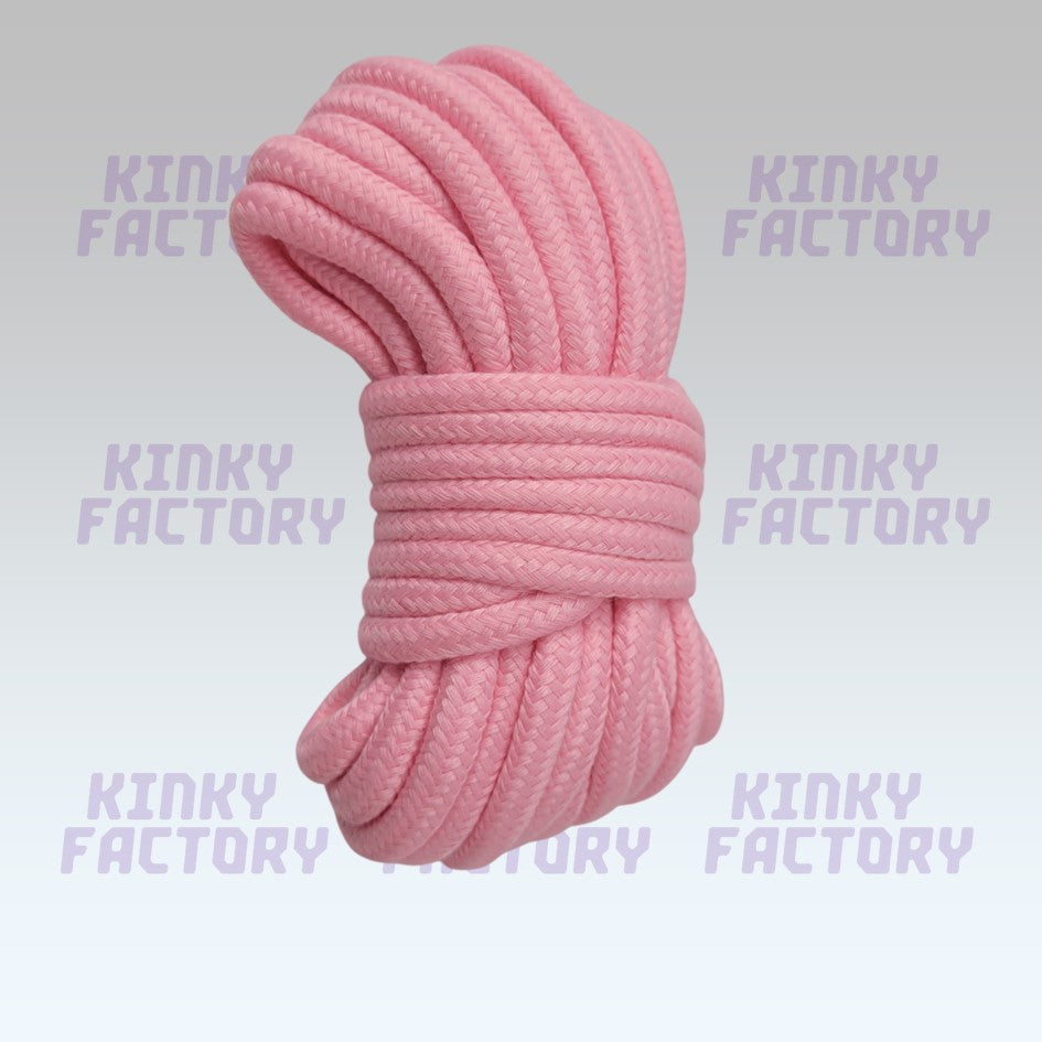 💗 Beginner Shibari Rope – 10m Pink Cotton