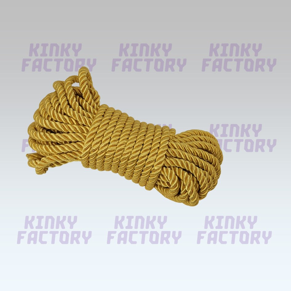 Golden Synthetic Rope – 6 mm × 9 m