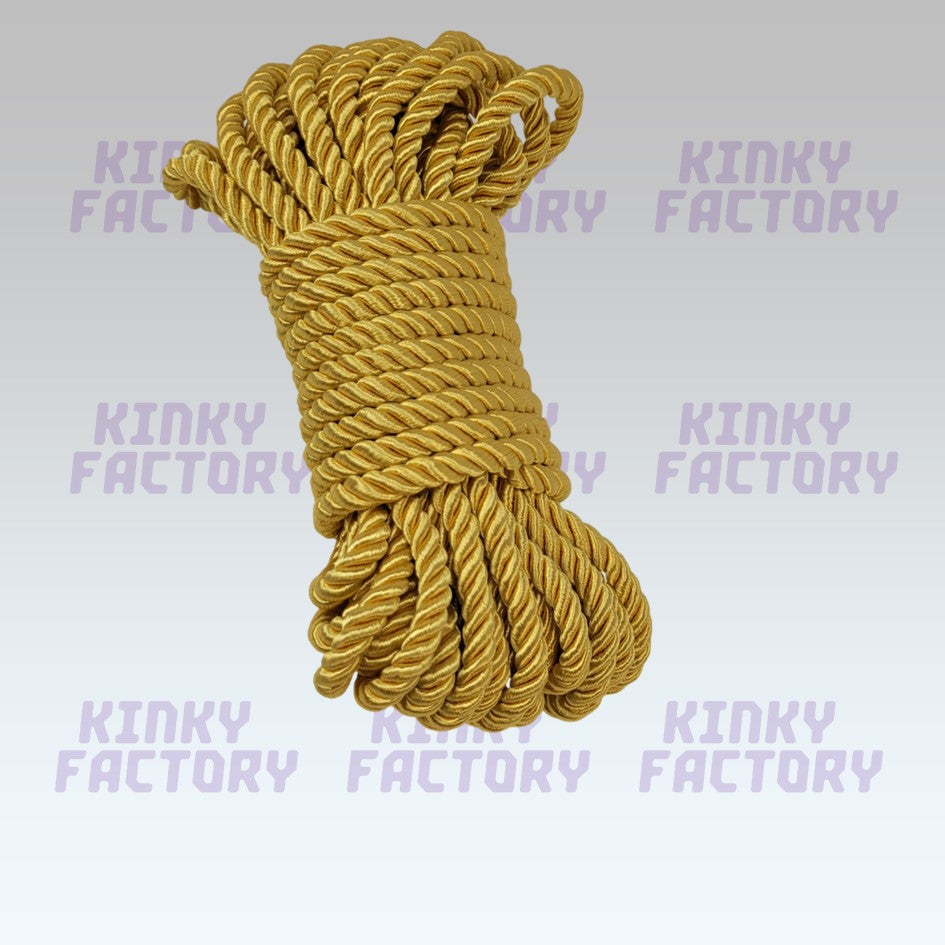 Golden Synthetic Rope – 6 mm × 9 m