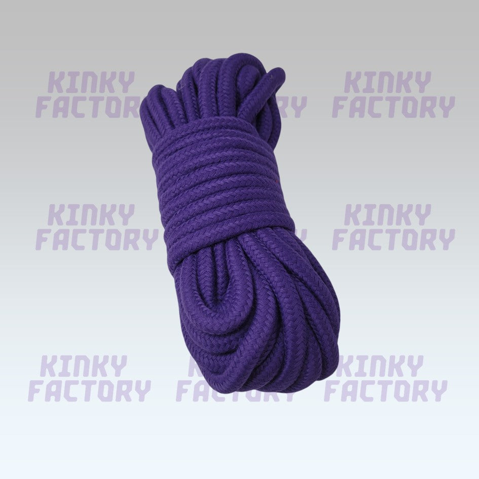 💜 Beginner Shibari Rope – 10m Purple cotton